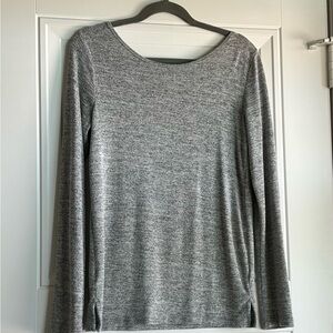 GAP Gray Blouse with Long Sleeves